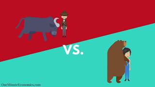 Bull and Bear Markets Bullish vs Bearish Explained in One Minute From Definition to Examples [upl. by Ihcur]