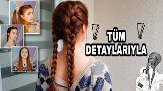 Balıksırtı Saç Örgüsü Nasıl Yapılır anlatarak Balıksırtı Modelleri I french braid 💚 [upl. by Laeria367]