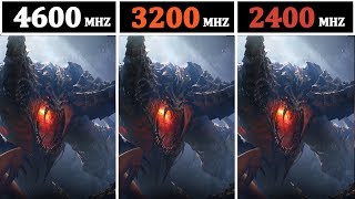 4600Mhz VS 3200Mhz VS 2400Mhz  Tested 13 Games [upl. by Retswerb]