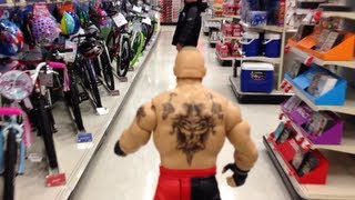 WWE ACTION INSIDER Brock Lesnar figure shopping at Target review wrestling aisle quotgrims toy showquot [upl. by Oribel]