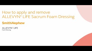 Application of the ALLEVYN LIFE Sacrum Dressing [upl. by Adnamor956]