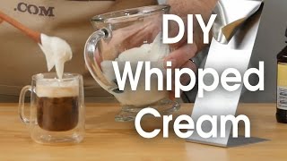 DIY whipped cream in 60 seconds [upl. by Bruno574]