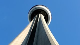 Going up 114 floors Scenic OTIS highrise traction elevators  CN Tower Toronto Canada [upl. by Culhert]