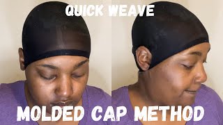 HOW TO  Bald Cap Method 4 Quick Weave Part 1 [upl. by Llechtim546]