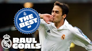 Raul Best Goals at Real Madrid [upl. by Enelyt]