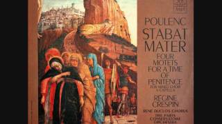 FRANCIS POULENC  STABAT MATER [upl. by Airetak]