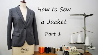 How to sew a jacket  part 1 [upl. by Haugen]