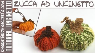 Tutorial Zucca ad Uncinetto  Decorativa o Portachiavi [upl. by Vasti]