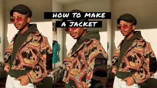 How to Sew a Jacket  Mens Fashion  Happily Dressed [upl. by Aleyam878]