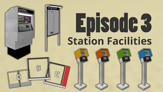 Station Facilities  Minecraft Transit Railway Tutorials Episode 3 [upl. by Perkins]