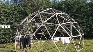 unter 150 € Dome  Gewächshaus selber bauen  Bauplan [upl. by Ettennig975]