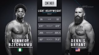 FREE FIGHT  Nzechukwus Head Kick Earns UFC Contract  DWCS Week 8 Contract Winner  Season 2 [upl. by Suirtimed]