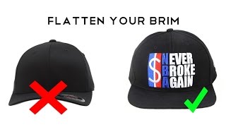 How To Flatten Your Hats Brim [upl. by Irami]