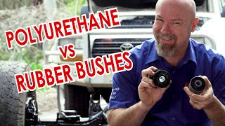 Polyurethane Bushes vs Rubber Bushes  My Thoughts [upl. by Urbai]