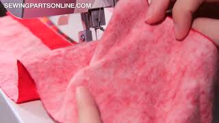 How To Create A Flatlock Stitch Serger  Overlock Machine [upl. by Dincolo276]