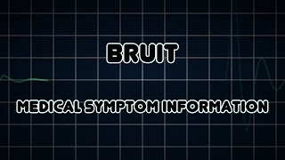 Bruit Medical Symptom [upl. by Westphal]