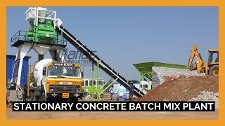 Batching plant  Concrete mixing plant India [upl. by Shirline]