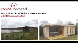 Cabins Unlimited  How To Fit Our Celotex Insulation Kits [upl. by Auqinom]