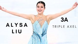 Alysa LIU TRIPLE AXEL 3A [upl. by Kori]