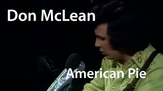 Don McLean  American Pie  Live 1971 Restored [upl. by Season]