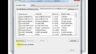 Elektronický podpis jak instalovat nový kořenový certifikát MS Windows [upl. by Ymar]