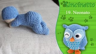 Uncinetto amigurumi Neonato 1° parteHow to do baby [upl. by Hayotal]