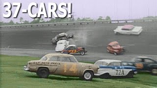 Largest Crash in NASCAR History [upl. by Hans]