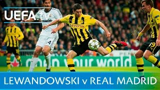 Lewandowskis 5 goals against Real Madrid [upl. by Ivek364]