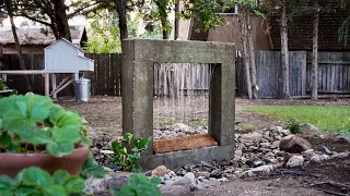 The COOLEST Water Feature to DIY [upl. by Ambrosi]