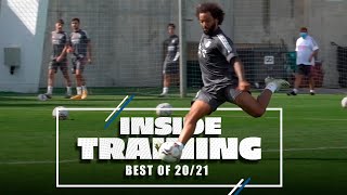 BEST GOALS SKILLS amp SAVES  Real Madrid training 202021 [upl. by Immat]