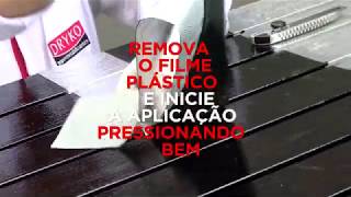 Aplicação Fita Manta Asfáltica Auto Adesiva Aluminizada  Hiperfer [upl. by Engvall]