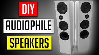 DIY floor standing speakers with plans [upl. by Otha436]