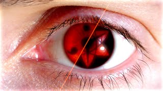 REAL LIFE Anime Eyes 12 Mangekyou Sharingan Edition REVISITED Sasuke Madara Kakashi [upl. by Eanom]