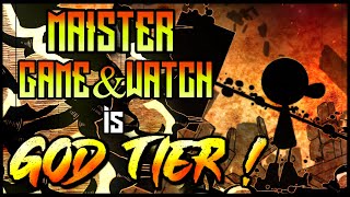 MAISTER MR GAME AND WATCH is GOD TIER  1 Mr Game and Watch Combos amp Highlights  Smash Ultimate [upl. by Alyakcm]