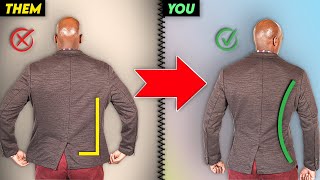 How To Tailor A Suit Jacket Yourself EASY TUTORIAL [upl. by Assilat795]