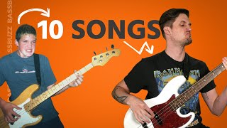 10 Songs that Taught Me Bass Easy to Effin’ Hard [upl. by Atsahs]