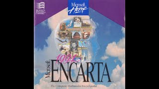 REVIEW Microsoft Encarta 1994 PC 1994 [upl. by Griseldis]