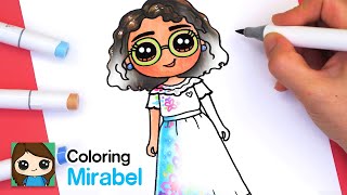 Coloring Mirabel Madrigal Disney Encanto 🎨 [upl. by Ralf]