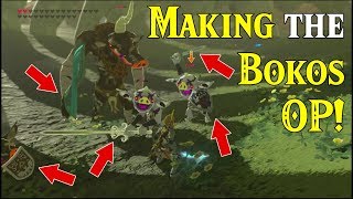 Making the Bokoblins OP OVERPOWERED Goodbye amiibo Weapons in Zelda Breath of the Wild amiibo [upl. by Hetty]