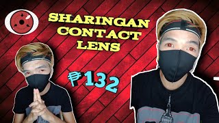 HOW TO USE YOUR COLORED CONTACT LENSES ft SHARINGAN CONTACT LENS [upl. by Christoffer186]