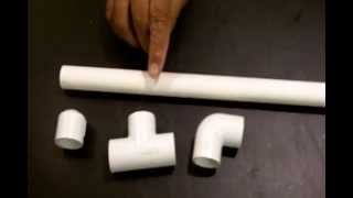 Beginner Tutorial Cut and Assemble PVC Pipe [upl. by Sheryle]