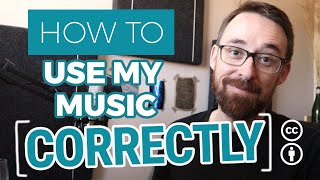 How to use my music correctly  Using CCBY music from the music library [upl. by Clymer]