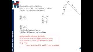 3ème  AGRANDISSEMENTS REDUCTIONS  Réciproque de Thalès [upl. by Kathe498]