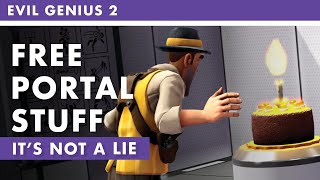 Evil Genius 2  Portal Invades Your Lair FREE PACK Plus NEW Mechanical Minions DLC [upl. by Derr]