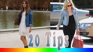 20 Style Tips On How To Wear A Denim Jacket [upl. by Norrek]