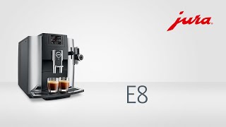 JURA E8  Kaffeevollautomat  Fully automatic coffee machine [upl. by Okier]