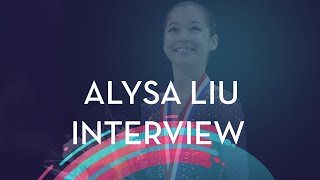 Alysa Liu USA  Interview  Lake Placid 2019 [upl. by Letsirc]