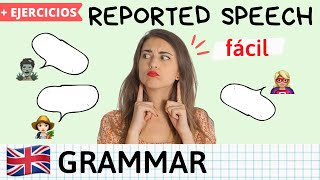 REPORTED SPEECH en inglés  Explicación con ejemplos fácil [upl. by Androw]