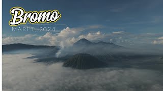 Bromo Tapi berkabut Semeru Tumpak Sewu  810 Maret 2024 [upl. by Suillenroc]