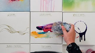 Acrylic Painting Techniques 9 Easy Tricks [upl. by Sredna]